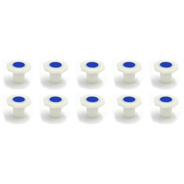 10 Pack Polypropylene Stopper 14//23 Socket Size